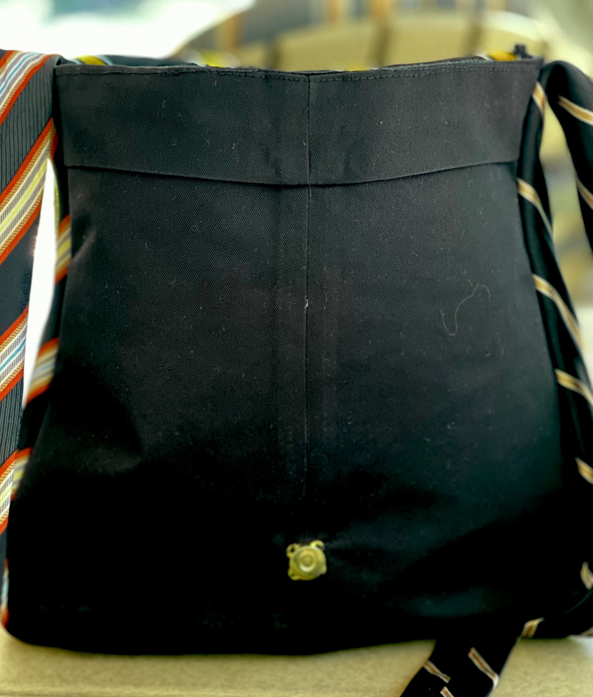 Georgia Tech Upcycled Tie Purse