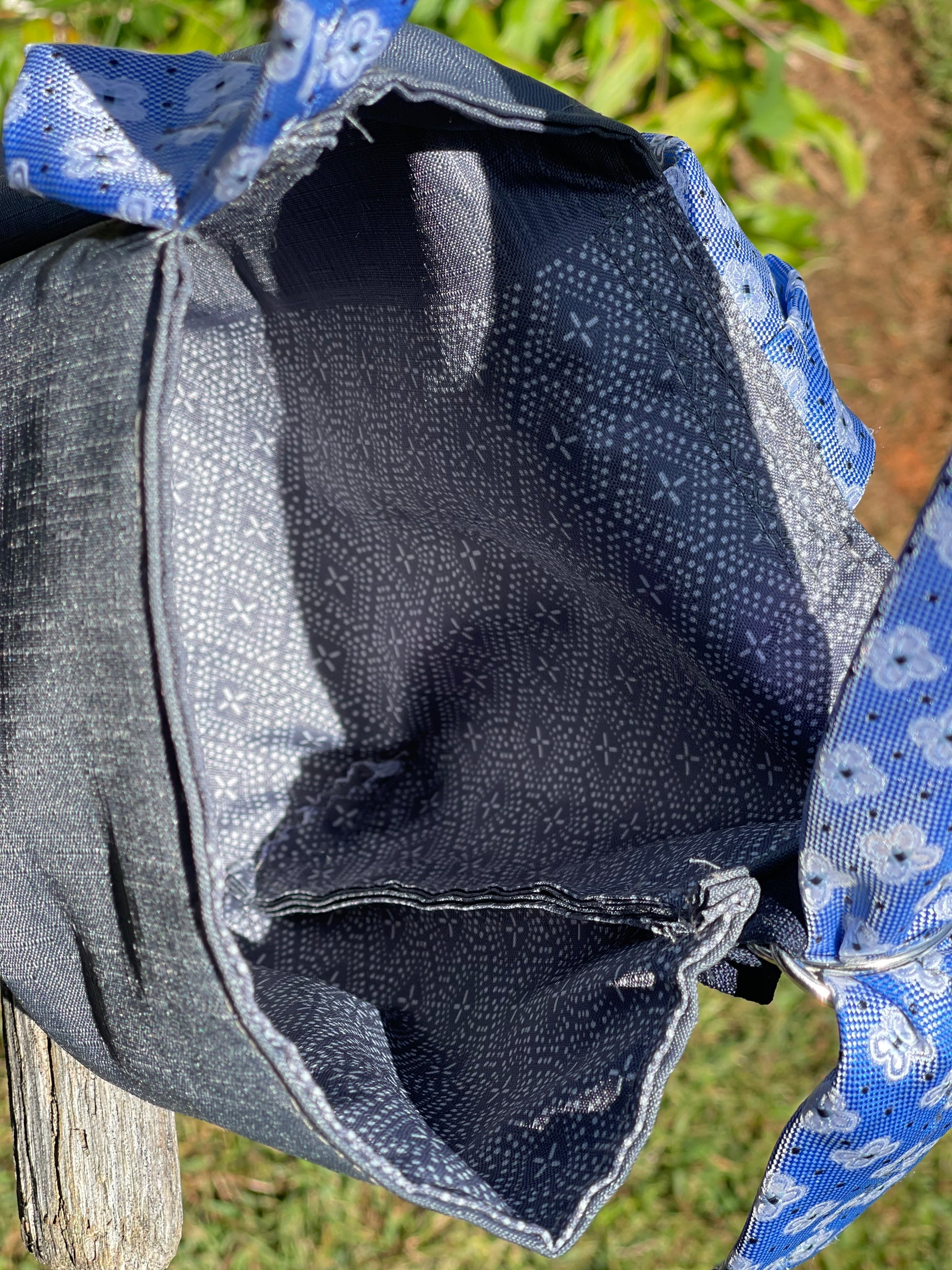 Small Upcycled Tie Purse
