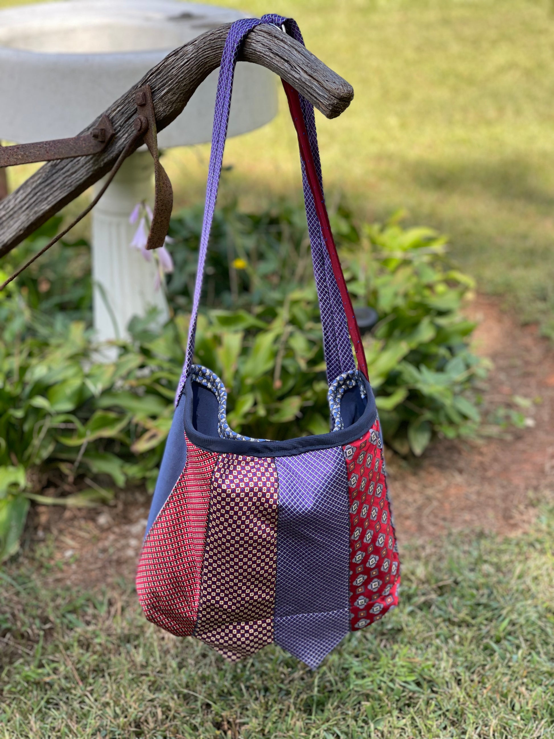 Market Bag - Upcycled Ties