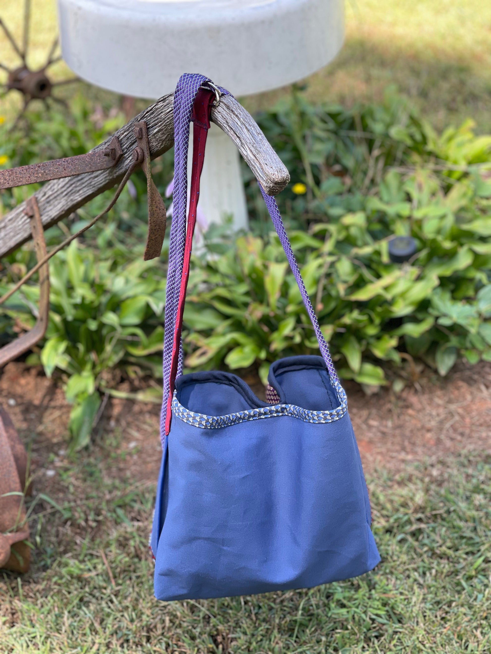 Market Bag - Upcycled Ties