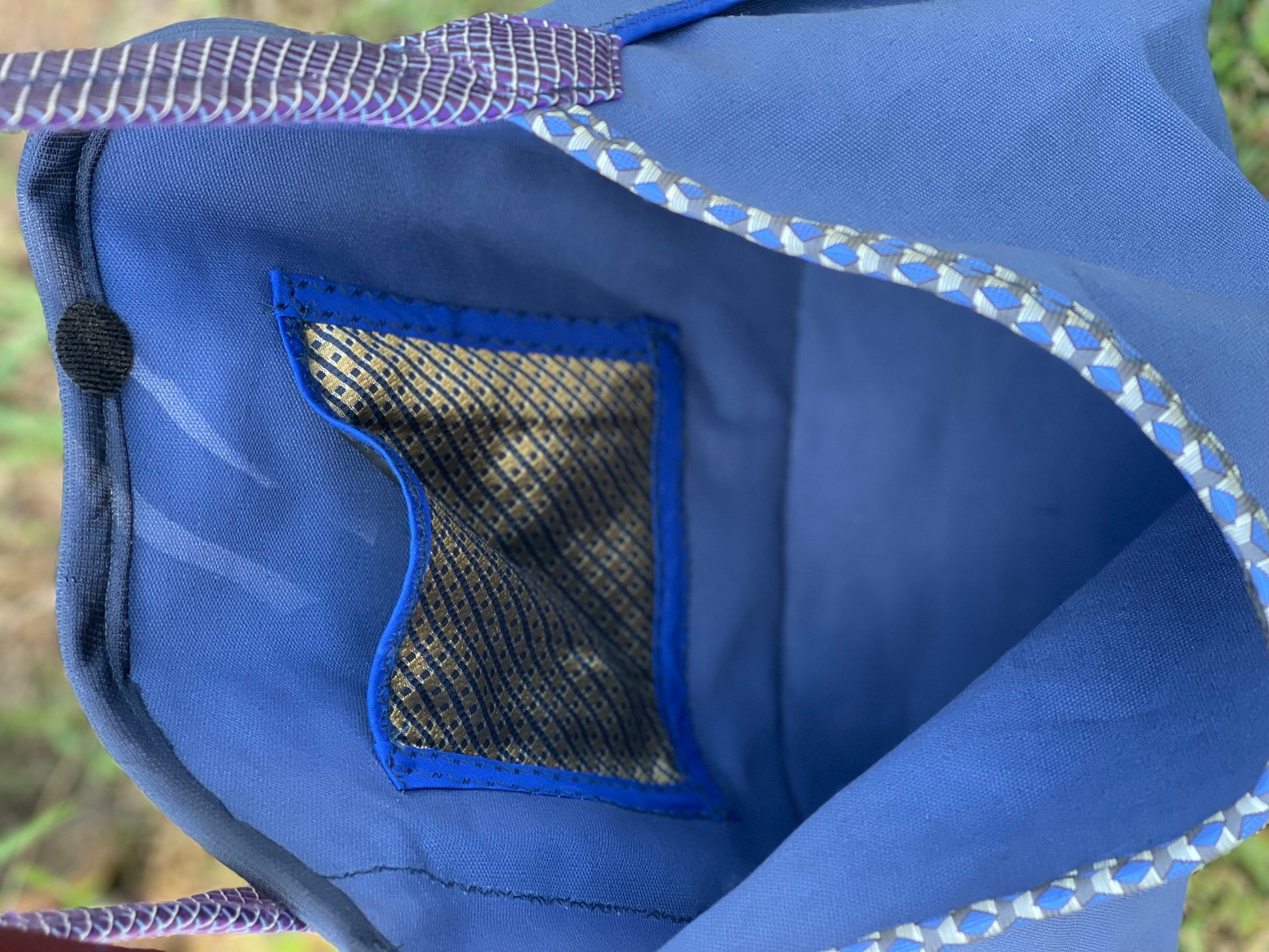 Market Bag - Upcycled Ties